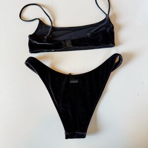 Triangl Sexy Black Velvet Bikini